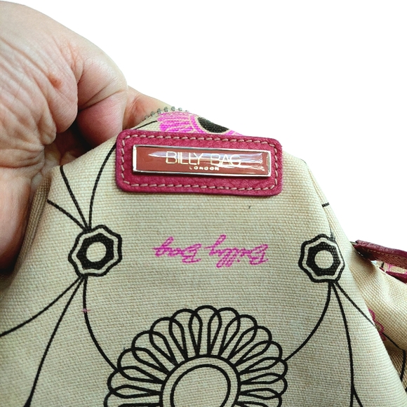 Hot Pink Billy Bag London Sachel - Picture 12 of 14